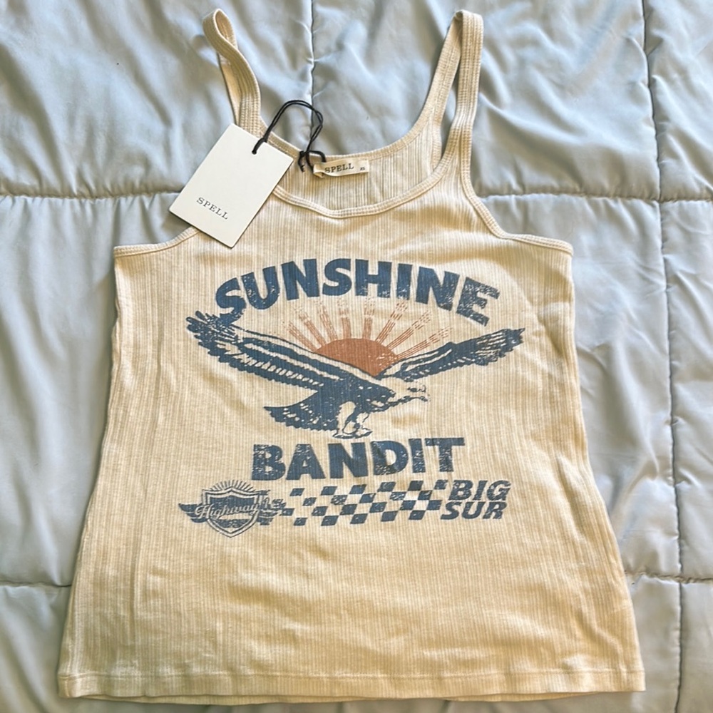 Spell Sunshine Bandit Tank Top NWT XS - Picture 6 of 12
